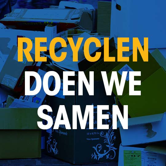 Recyclen doen we samen