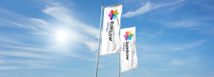 Nieuw logo voor Rainbow Village