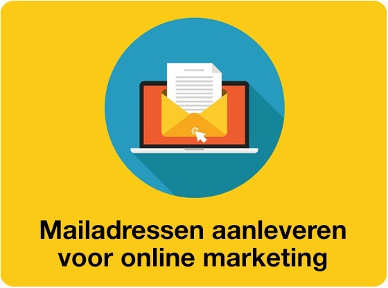 Mailadressen aanleveren