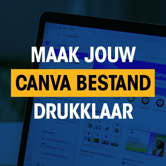 Zo maak je een PDF met afloop in Canva voor printproductie
