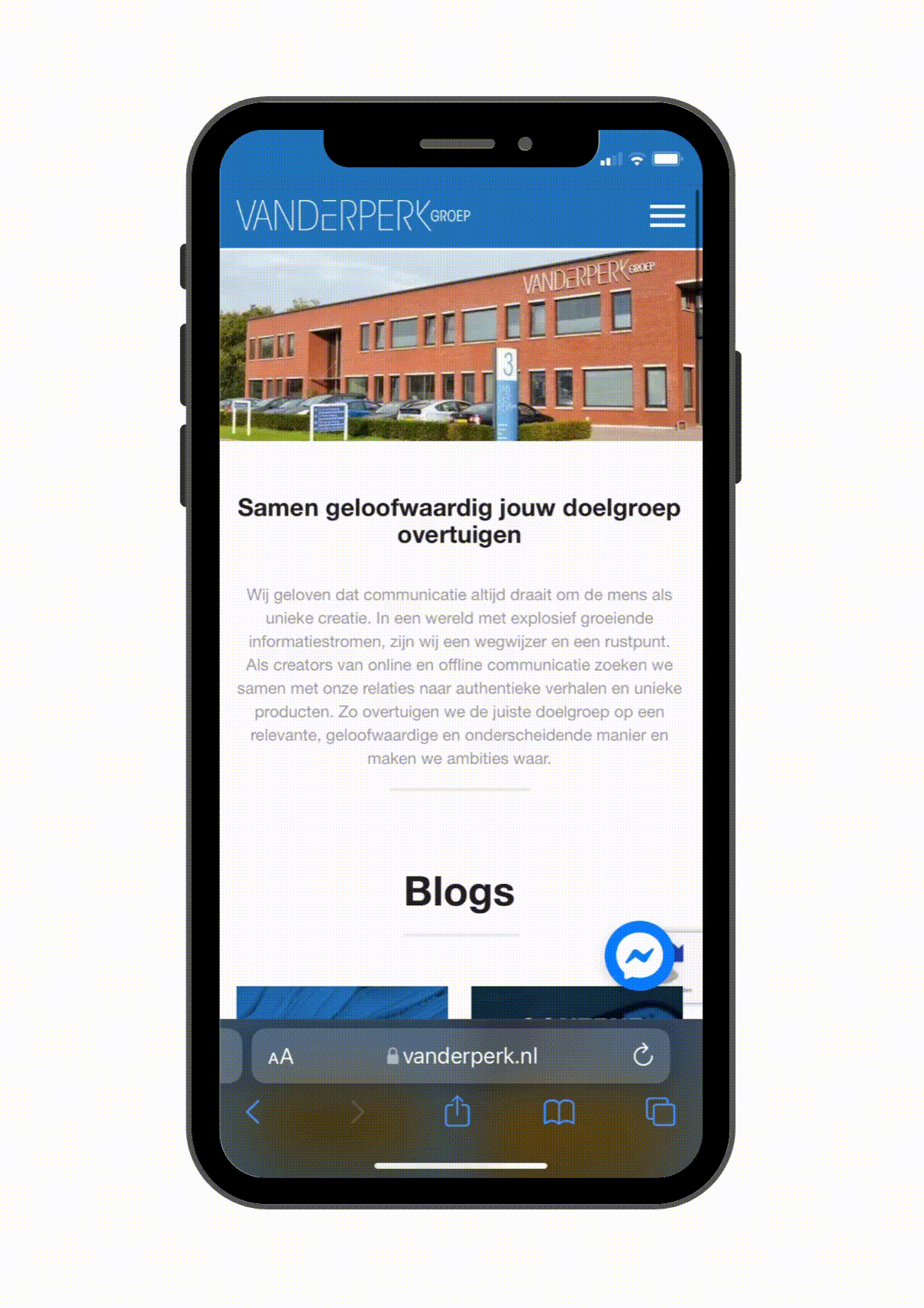 Gebruiksvriendelijk voor je duim